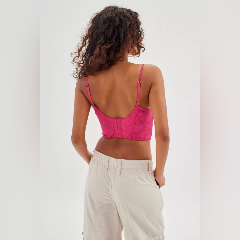 Urban Outfitters Out From Under Devon Satin Corset - Picture 4 of 11